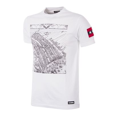 COPA Football - Amsterdam City Map T-Shirt - Wit afbeelding