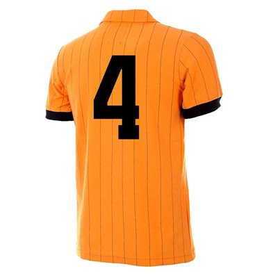 Holland Retro Voetbalshirt 1983 + Nummer 4 afbeelding