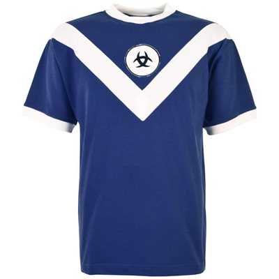 Bordeaux Retro Voetbalshirt 1960's afbeelding