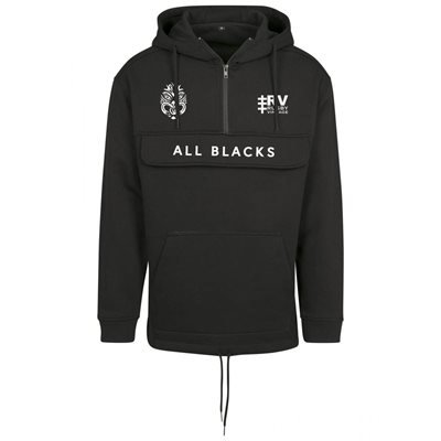 Rugby Vintage - All Blacks Anorak Hoodie - Zwart afbeelding