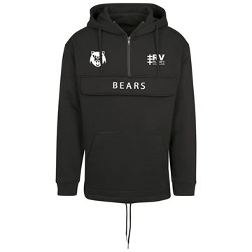 Toon details van Rugby Vintage - Rusland Bears Anorak Hoodie - Zwart Afbeeldingen van Rugby Vintage - Rusland Bears Anorak Hoodie - Zwart