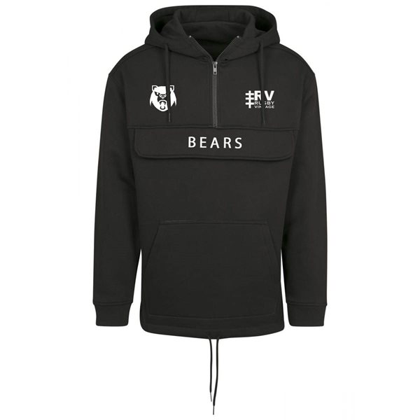 Afbeeldingen van Rugby Vintage - Rusland Bears Anorak Hoodie - Zwart