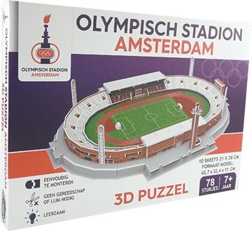 Olympisch Stadion Amsterdam - 3D Puzzel Olympisch Stadion Amsterdam - 3D Puzzel