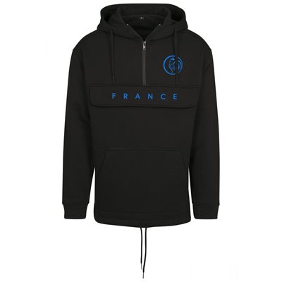 FC Eleven - France Anorak Hoodie - Zwart afbeelding
