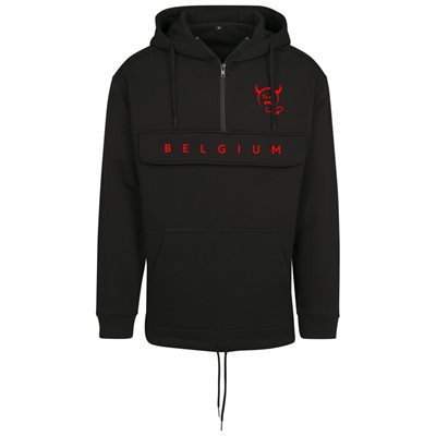 FC Eleven - Belgium Anorak Hoodie - Zwart afbeelding