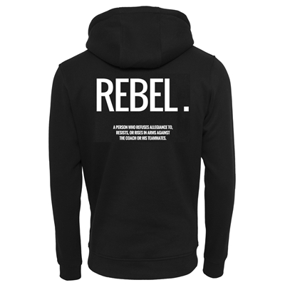 FC Eleven - REBEL Hoodie - Zwart afbeelding
