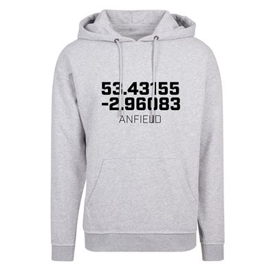 FC Eleven - Anfield Coördinaten Hoodie - Grijs afbeelding