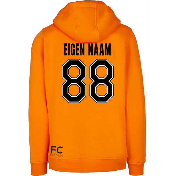 stok Giraffe Woordenlijst FC Eleven - Holland Striker 9 Hoodie - Orange | Sportus.nl