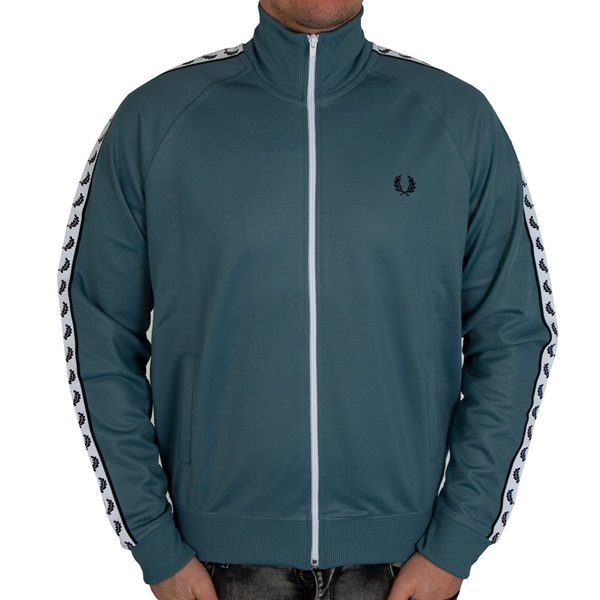 Fred Perry - Taped Track Jacket - Blue Slate
