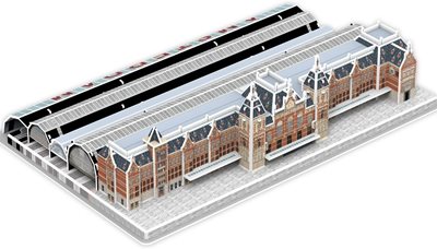 Amsterdam Centraal Station – 3D Puzzel
