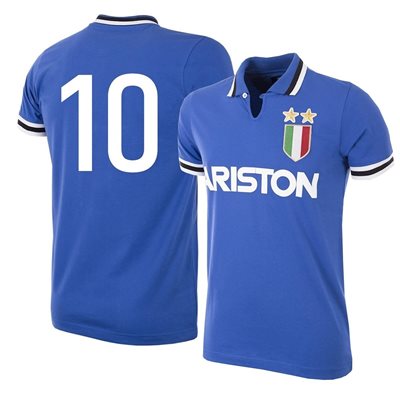 Juventus FC Retro Shirt Uit 1983 + Nummer 10 afbeelding