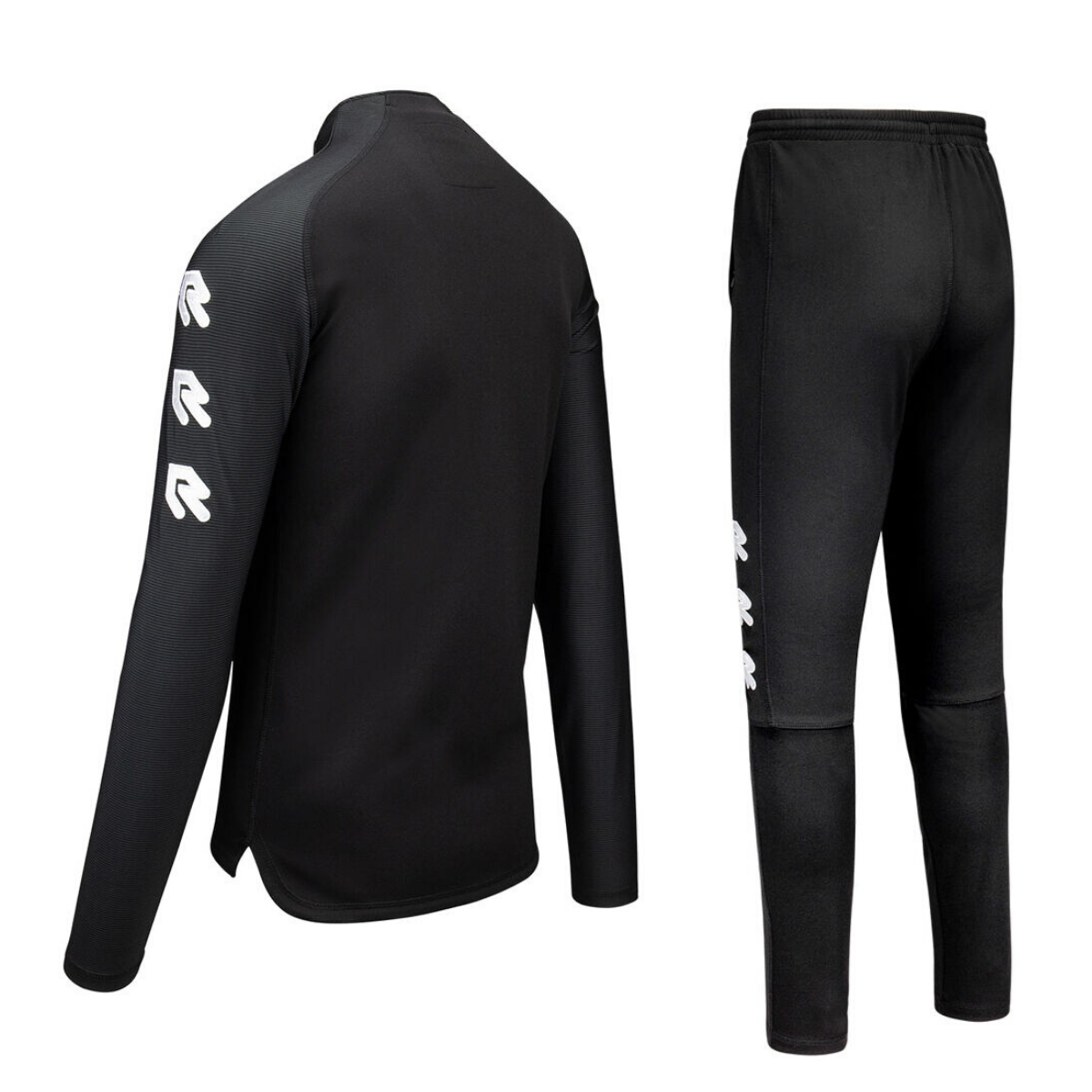 REORIA Vrouwen Katoen Half Zip Trainingspak Set Henley Hals