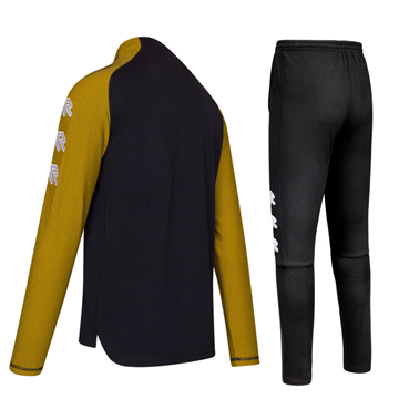 Robey - Performance Half-Zip Training Suit - Zwart/Geel Robey - Performance Half-Zip Training Suit - Zwart/Geel