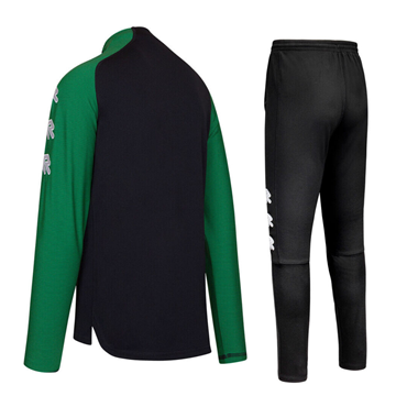Robey - Performance Half-Zip Trainingspak - Zwart/Groen Robey - Performance Half-Zip Trainingspak - Zwart/Groen