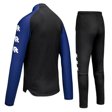 Robey - Performance Half-Zip Trainingspak - Zwart/Blauw Robey - Performance Half-Zip Trainingspak - Zwart/Blauw