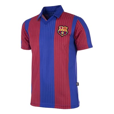 FC Barcelona Retro Voetbalshirt 1990-1991 afbeelding