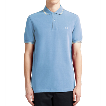 Fred Perry - Twin Tipped Polo Shirt - Sky Blue Fred Perry - Twin Tipped Polo Shirt - Sky Blue