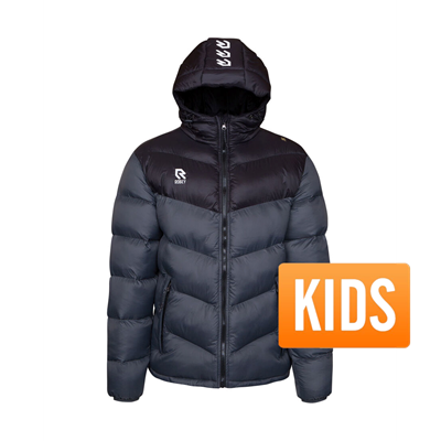 Robey - Performance Padded Jas - Zwart/ Grijs - Kinderen afbeelding