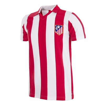 Atletico Madrid Retro Voetbalshirt 1985-1986 afbeelding
