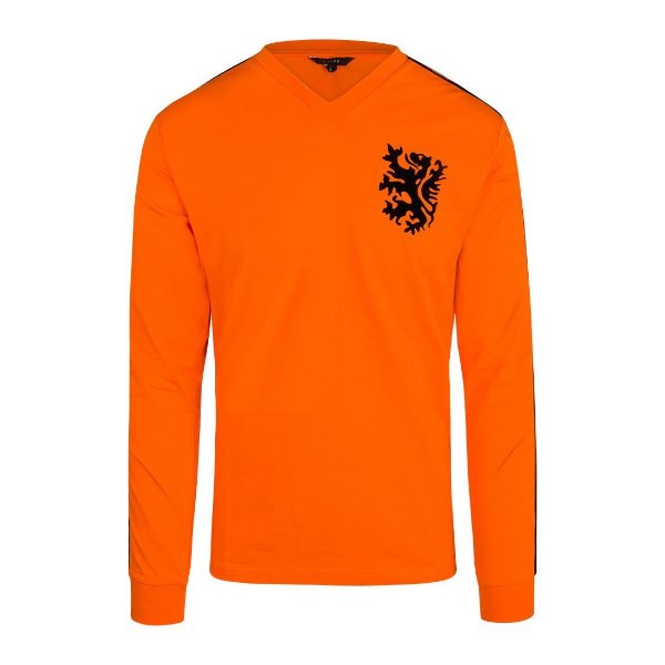 kwaadaardig Communisme zand Cruyff Holland Retro Voetbalshirt WK 1974 + Nummer 14 (Lange Mouwen) |  Sportus.nl