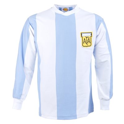 Argentinië Retro Voetbalshirt WK 1978 afbeelding