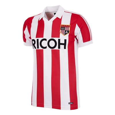 Stoke City FC Retro Voetbalshirt 1981-1983 afbeelding