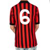 Ennerre - AC Milan Official Retro Shirt 1983-1983 + 6 (Baresi)