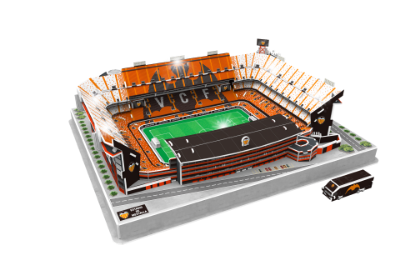 Valencia CF Mestalla Stadion 3D Puzzel