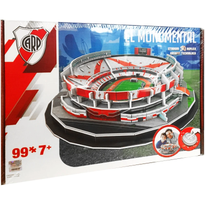 River Plate El Monumental Stadion - 3D Puzzel afbeelding