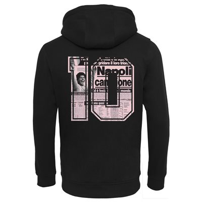 FC Eleven - Gazzetta della 10 Diego Hoodie - Zwart afbeelding