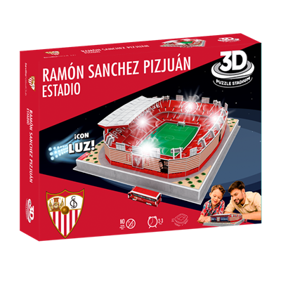 Sevilla Ramon Sanchez Pizjuan Stadion - 3D Puzzel (LED Editie) afbeelding