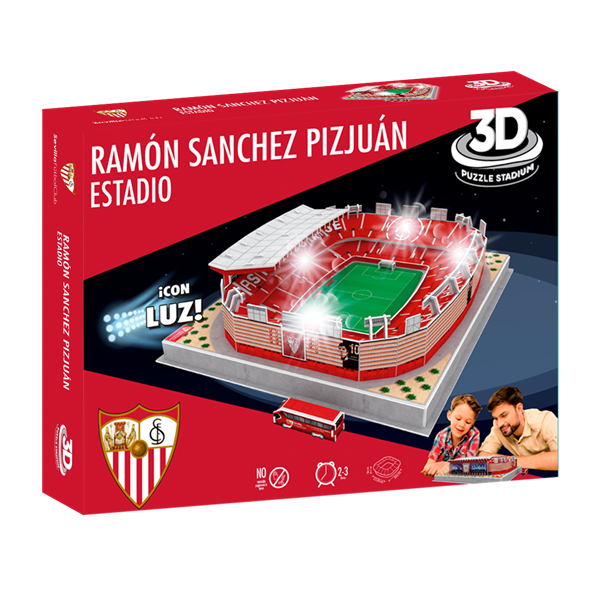 hartstochtelijk Woud Lada Nanostad - Sevilla Ramon Sanchez Pizjuan Stadion - 3D Puzzel (LED Editie) |  Sportus.nl