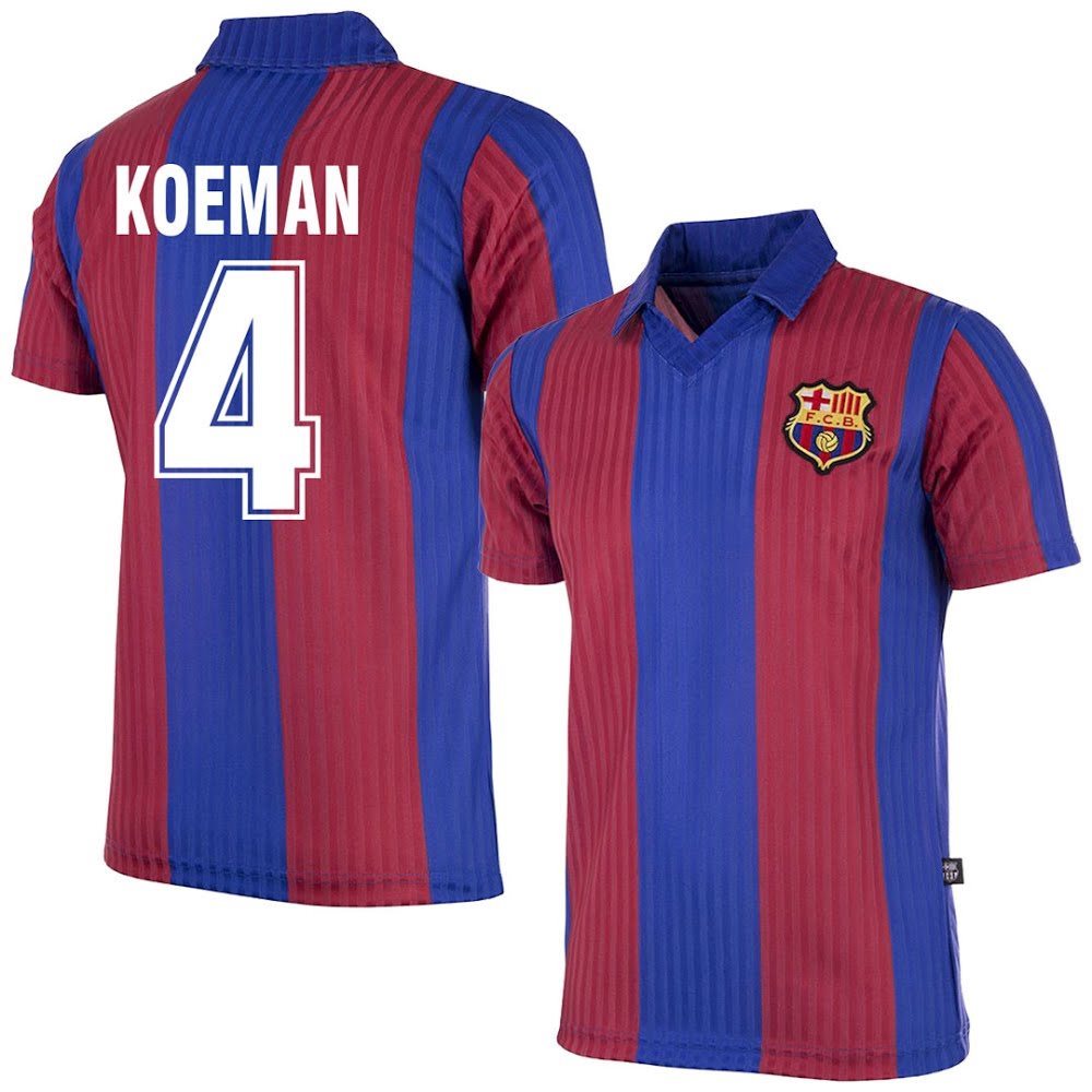 Gaan Martelaar lied FC Barcelona Retro Voetbalshirt 1990-1991 + Koeman 4 | Sportus.nl