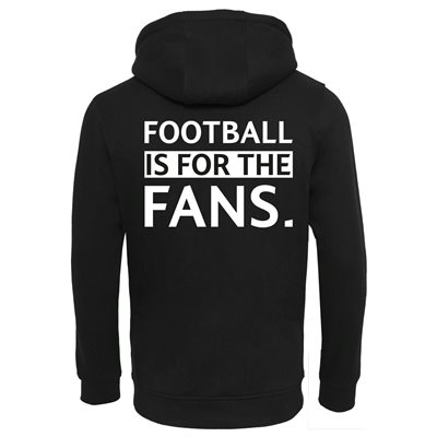 FC Eleven - Football Is For The Fans Hoodie - Zwart afbeelding
