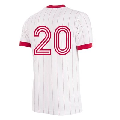 Polen Retro Voetbalshirt WK 1982 + Nummer 20 (Boniek) afbeelding