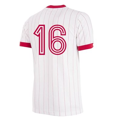 Polen Retro Voetbalshirt WK 1982 + Nummer 16 (Lato) afbeelding