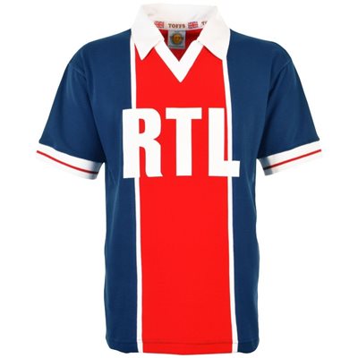 Paris Saint Germain 'RTL' Retro Voetbalshirt 1981-1982 afbeelding