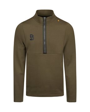 Robey - Off Pitch Cotton Half-Zip Top - Olive Robey - Off Pitch Cotton Half-Zip Top - Olive
