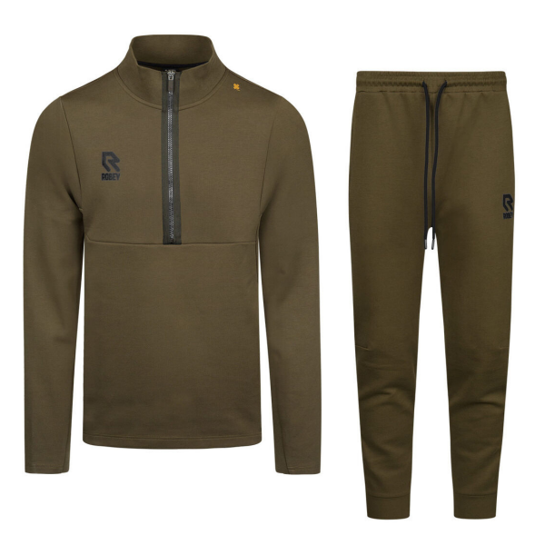 Robey - Off Pitch Cotton Track Suit - Olive