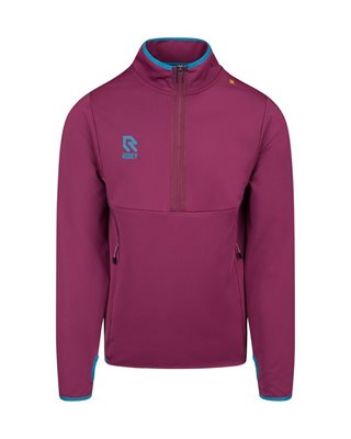 Robey - Off Pitch Scuba Half-Zip Top - Burgundy afbeelding