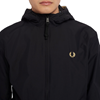 Fred Perry - Hooded Brentham Jacket - Black