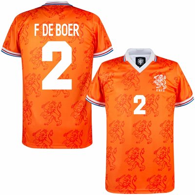 Holland Retro Voetbalshirt WK 1994 + F De Boer 2 afbeelding