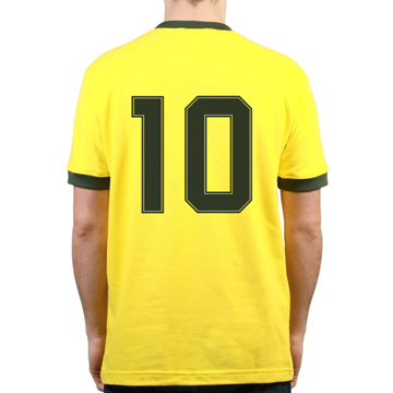 Brazil Retro Shirt World Cup 1982 + Number 10 (Zico) Brazil Retro Shirt World Cup 1982 + Number 10 (Zico)