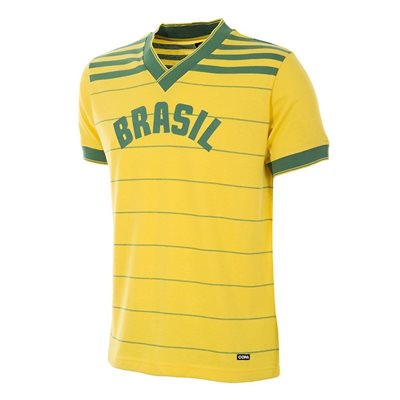 Brazilië Retro Voetbalshirt 1984 + Nummer 10