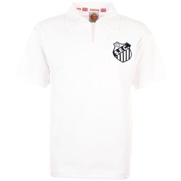 Santos Retro Football Shirt 1960's - 1970's Santos Retro Football Shirt 1960's - 1970's
