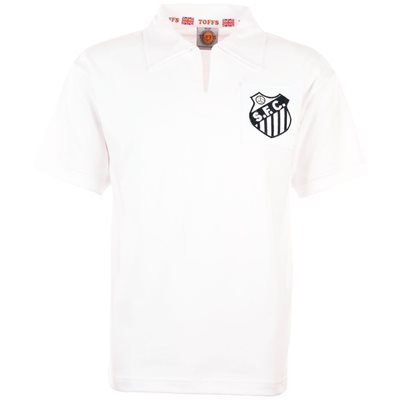 Santos Retro Voetbalshirt 1960's - 1970's afbeelding