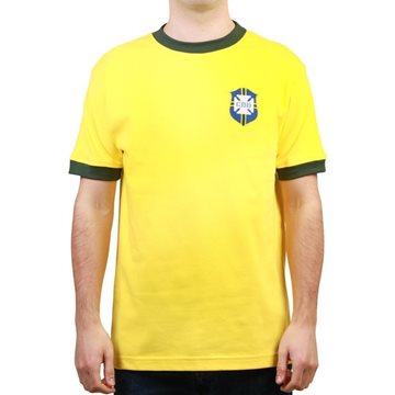 Brazil Retro Shirt World Cup 1970 + Pelé 10 (Photo Style) Brazil Retro Shirt World Cup 1970 + Pelé 10 (Photo Style)