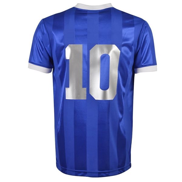 Argentina Retro Football Away Shirt WC 1986 + Number 10 (Maradona)