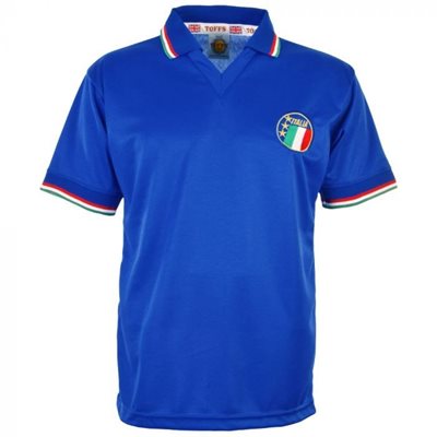 Italie retro voetbalshirt WK 1990 afbeelding