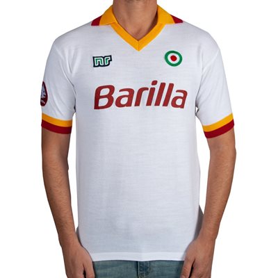 NR Nicola Raccuglia - AS Roma Retro Uitshirt 1986-1987 + Nummer 7 (Con afbeelding